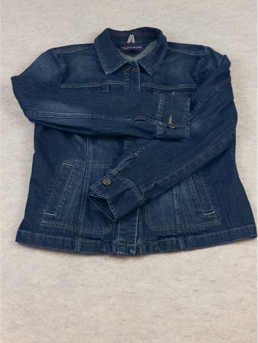 Tommy Hilfiger Women's XL Dark Blue Denim Jacket